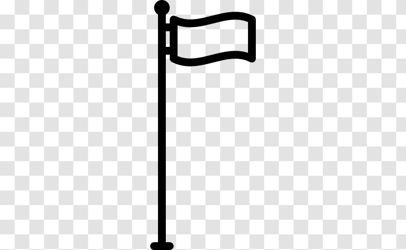 Flagpole White Flag - Rectangle Transparent PNG