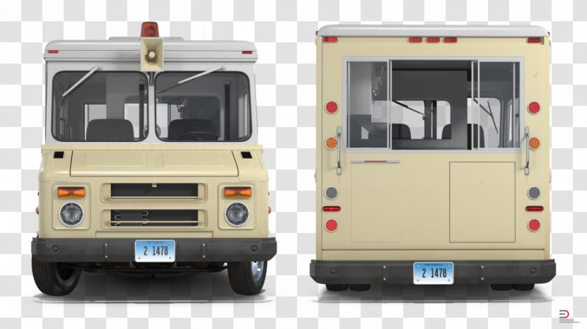 Car Commercial Vehicle Window Transport Truck - Ice Cream Van Transparent PNG