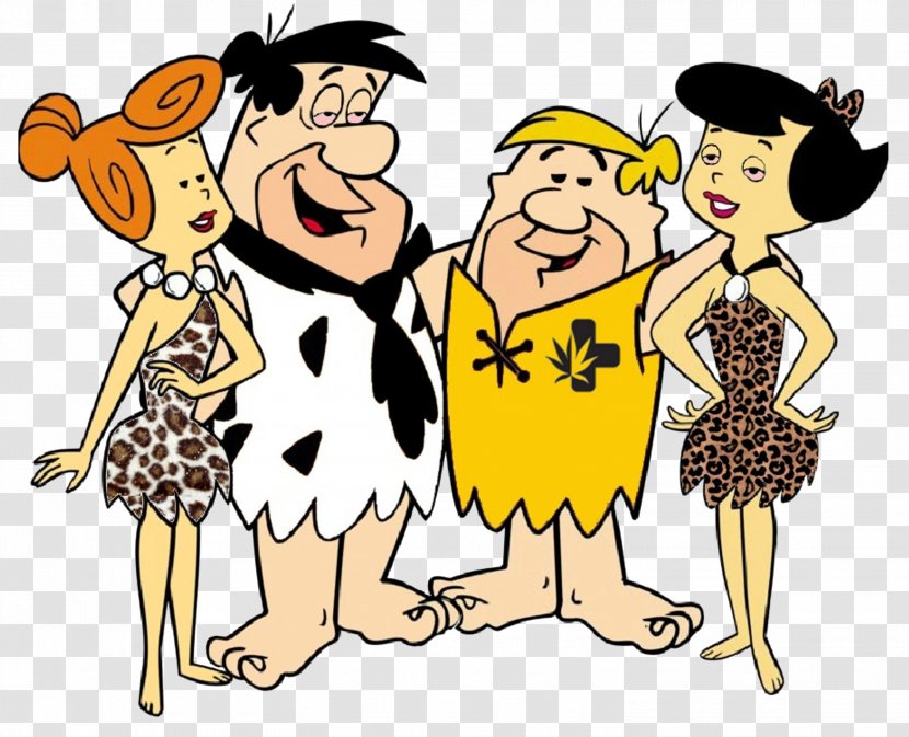 Fred Flintstone Wilma Barney Rubble Betty Pebbles Flinstone - Flintstones Wwe Stone Age Smackdown - Filigree Transparent PNG