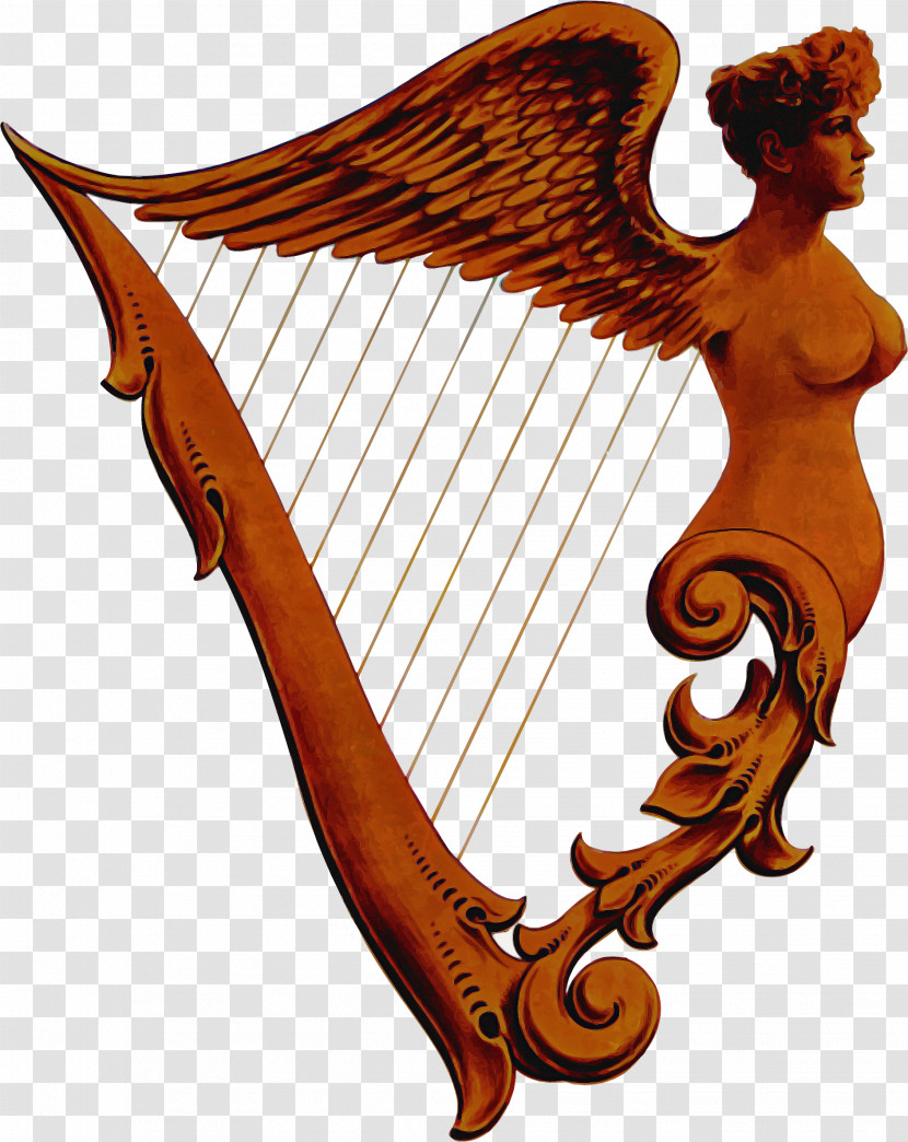 Lyre Harp Konghou Celtic Harp Transparent PNG