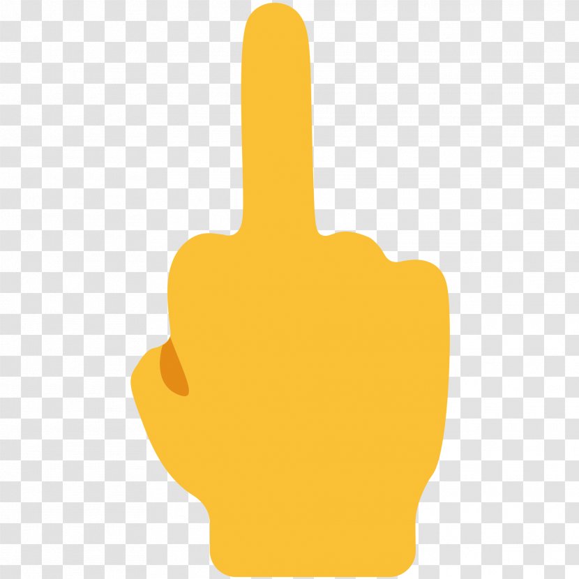 Emoji The Finger Thumb Signal IPhone - Gesture - Middle Transparent PNG