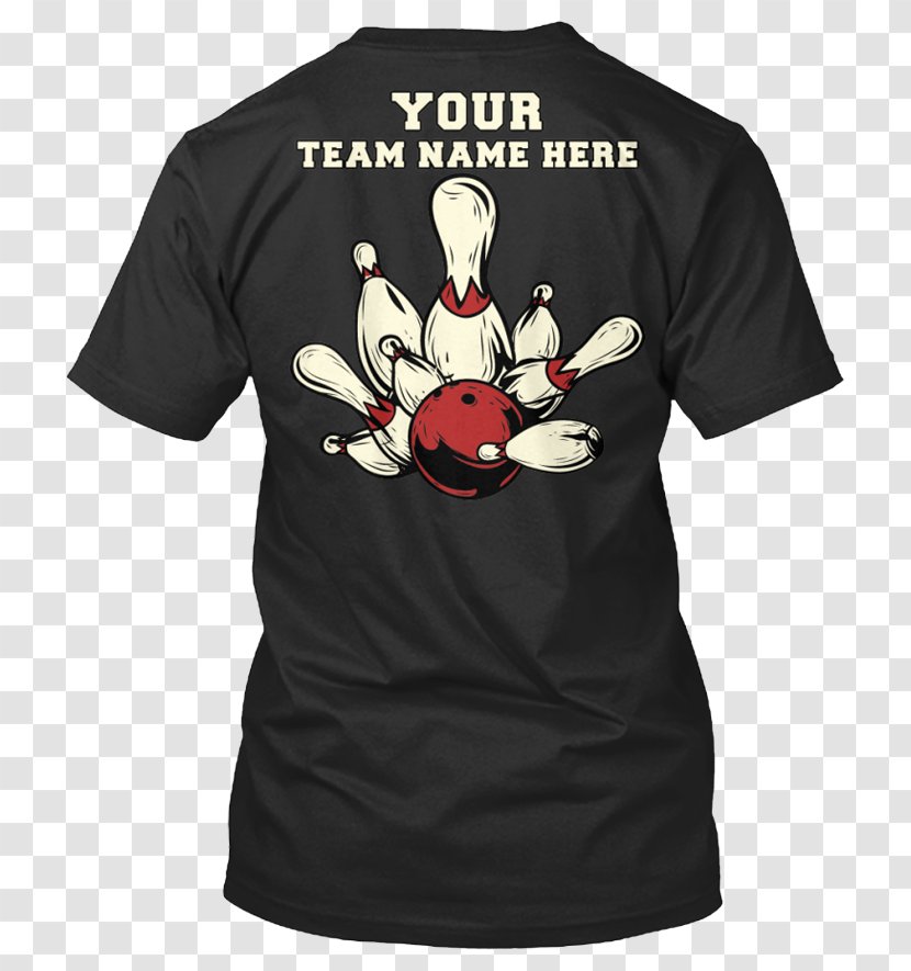 T-shirt Clothing Hoodie Amazon.com - White - Team Bowling Shirts Transparent PNG