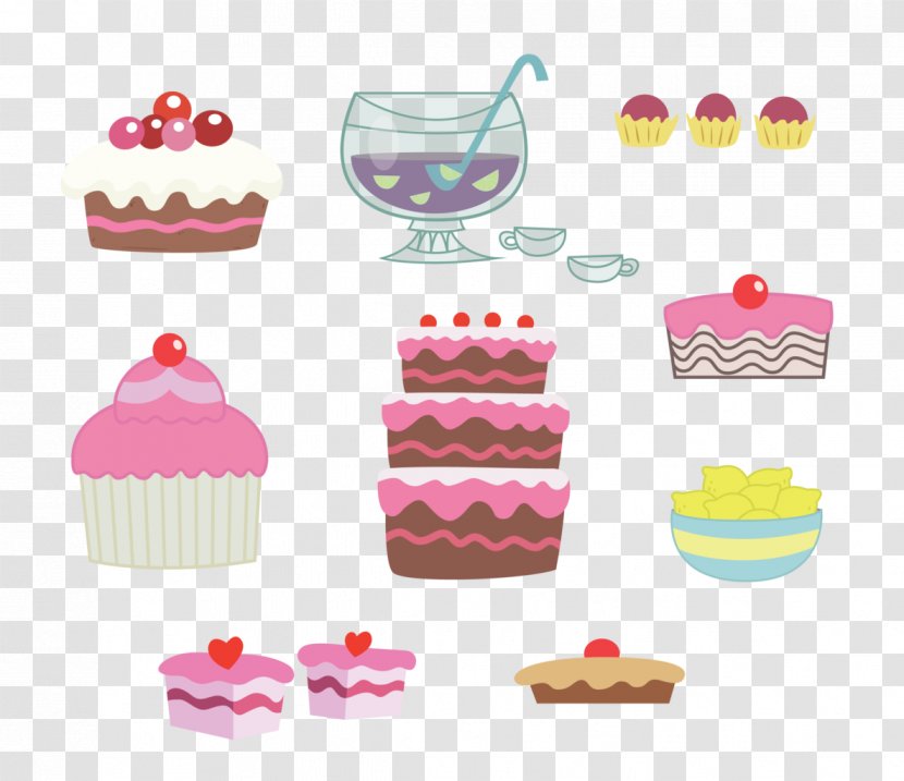 Food Pony Pinkie Pie Punch Cupcake Transparent PNG