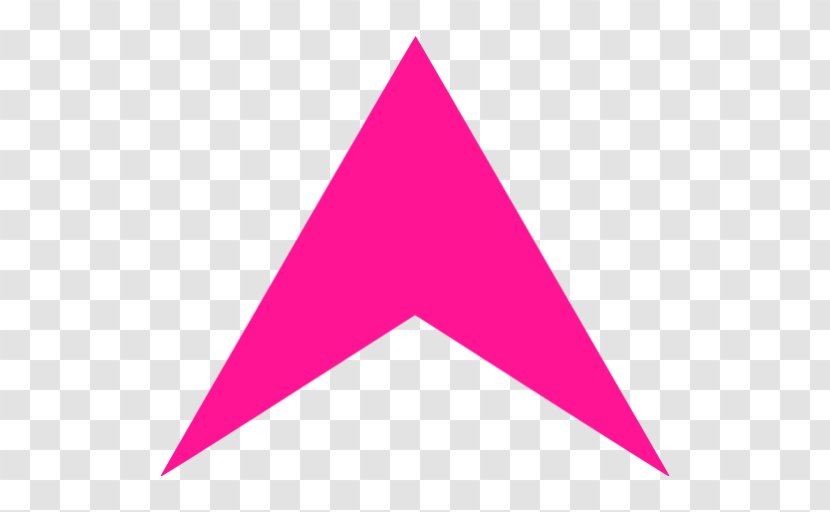 Triangle Point - Pink M Transparent PNG