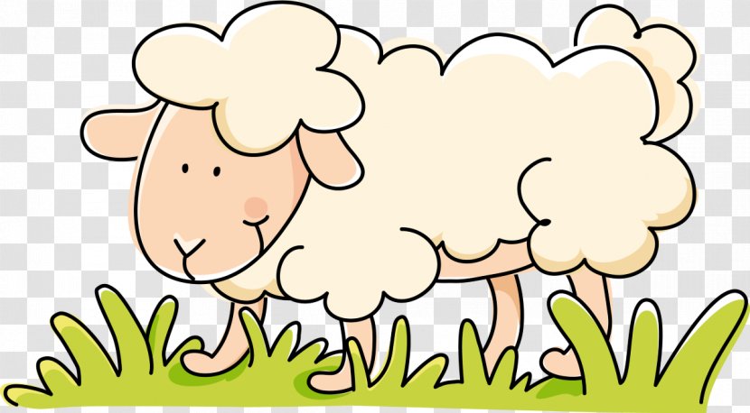 Drawing Child Sheep Floral Design Cartoon - Tree Transparent PNG