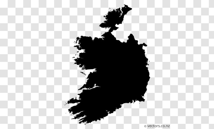 Ireland Blank Map Royalty-free Transparent PNG