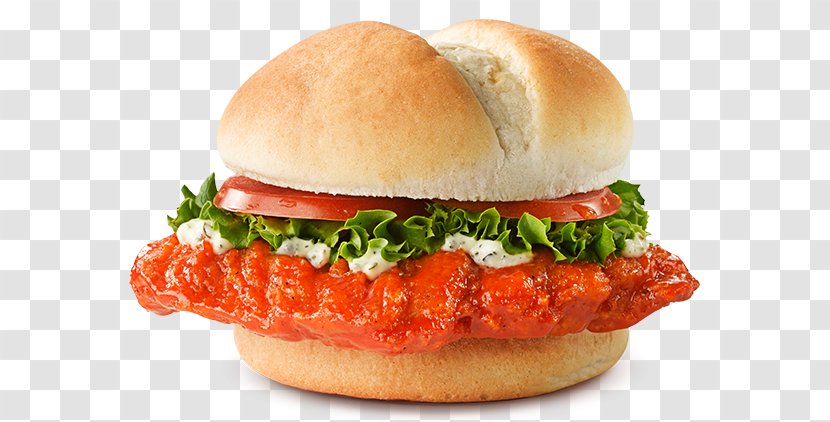 Slider Chicken Sandwich Crispy Fried Hot Hamburger - Pan Bagnat - Burger Transparent PNG
