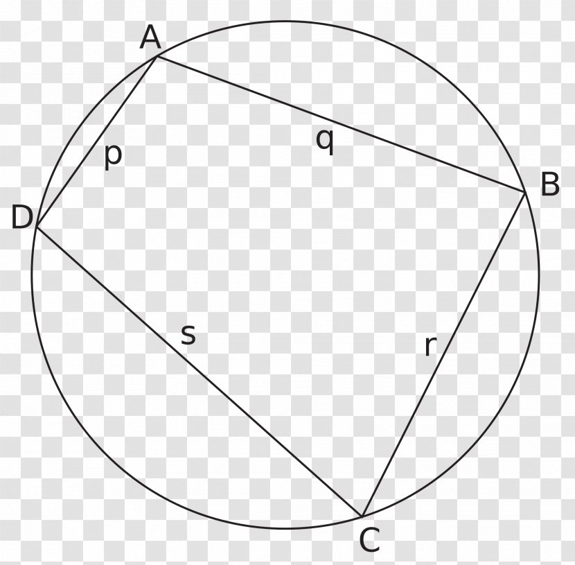 Circle Area Angle Brahmagupta's Formula Brahmagupta Theorem - Symmetry Transparent PNG
