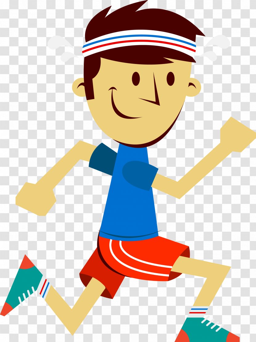 Trail Running Sport - Male - The Little Boy In Transparent PNG