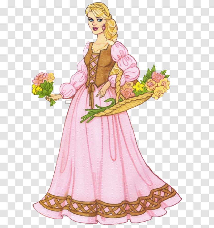 Gown Robe Paper Dress - Watercolor - Cartoon Transparent PNG