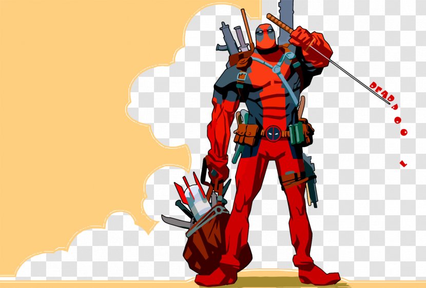 Deadpool Spider-Man 1080p High-definition Video Wallpaper - Action Figure - Ninja Character Transparent PNG