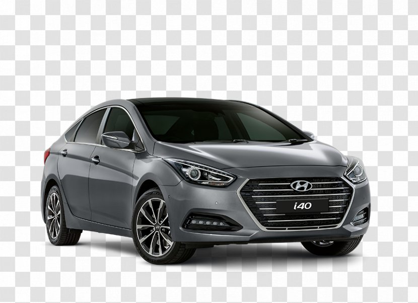 Hyundai I40 Sedan Car I30 - Silver Edge Transparent PNG