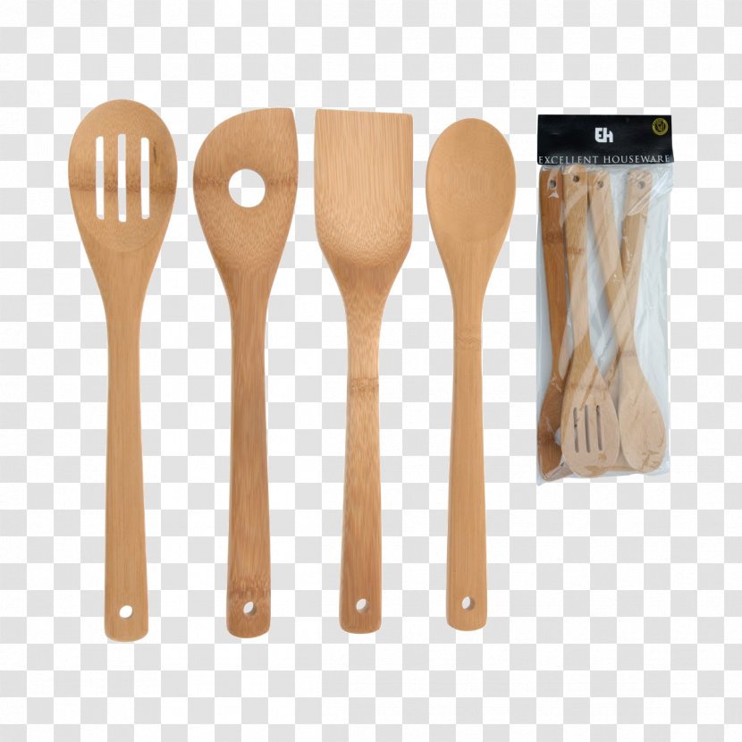 Wooden Spoon Kitchen Utensil Cutlery - Tableware - Catalog Vector Transparent PNG