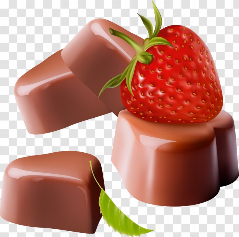 Strawberry Chocolate Bar Shortcake Clip Art - Fruit - Jerrycan Transparent PNG