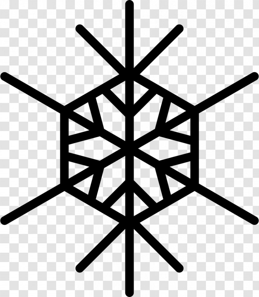 Hexagon Shape Snowflake Geometry Animation - Twodimensional Space Transparent PNG