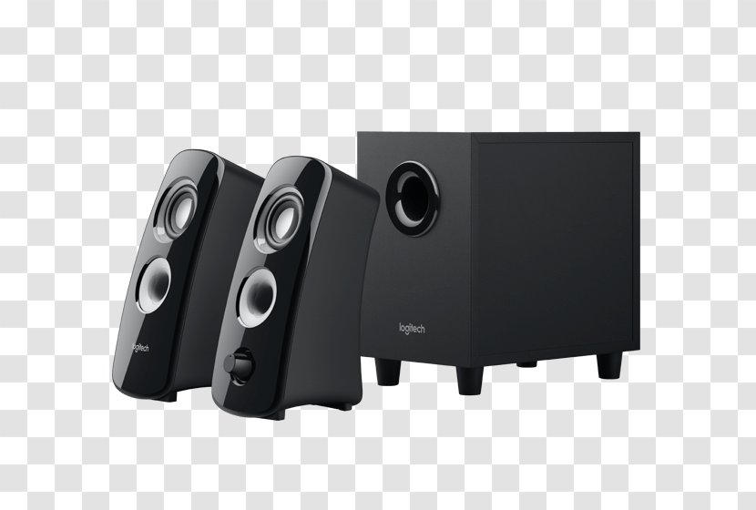 Computer Speakers Subwoofer Sound Loudspeaker Logitech Z323 Transparent PNG