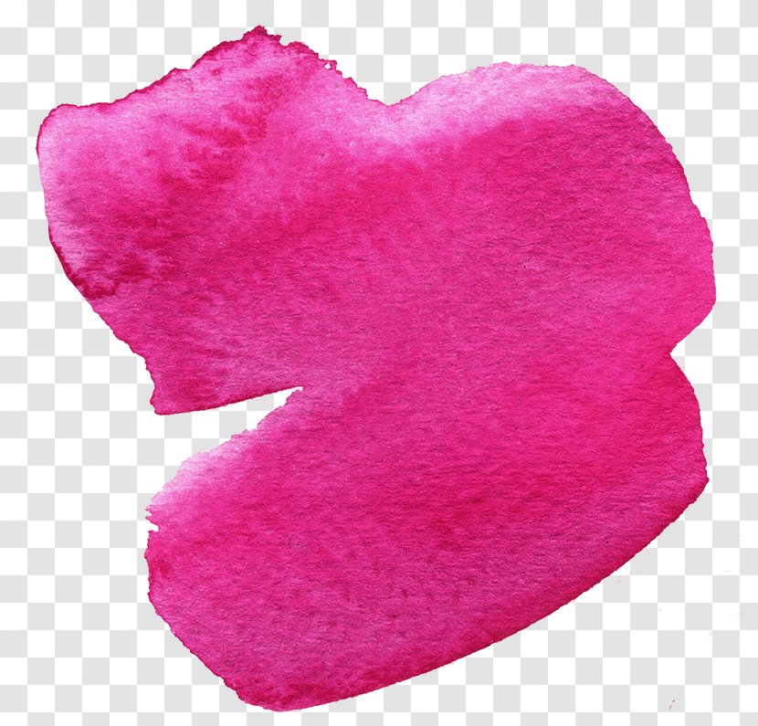 Pink M Wool Heart - Petal - Dy3 Transparent PNG