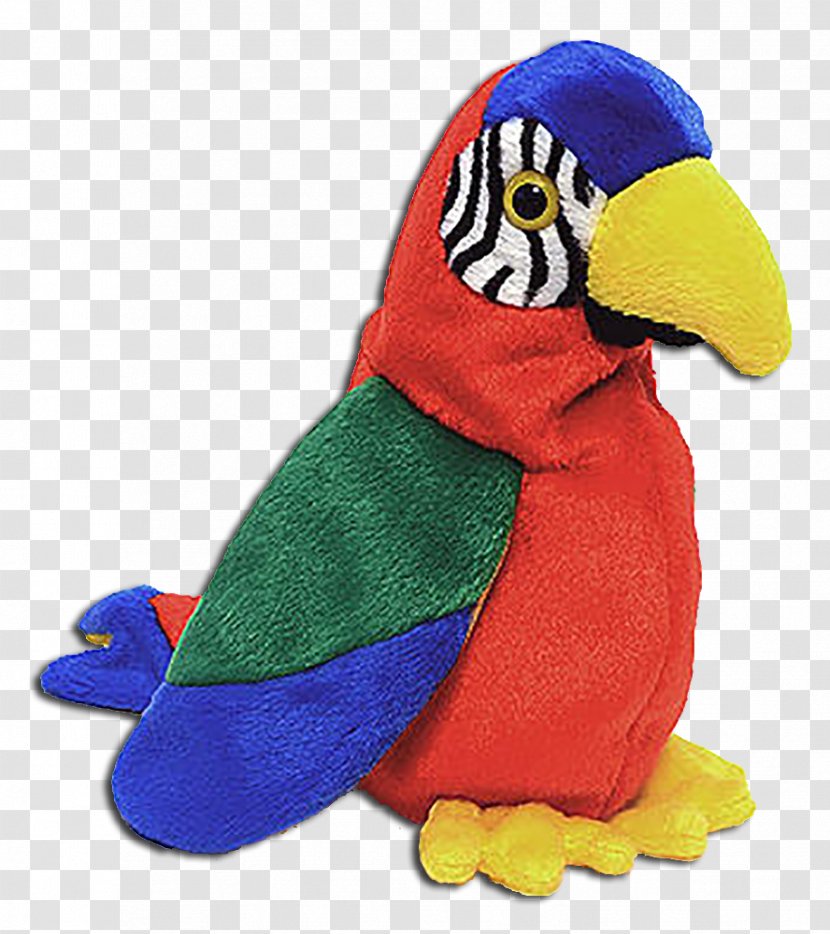 Stuffed Animals & Cuddly Toys Macaw Parrot Beanie Babies Ty Inc. - Blue Jay Transparent PNG
