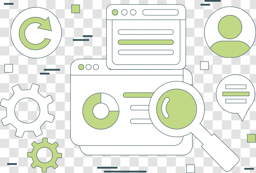 Magnifying Glass Euclidean Vector Plot - Brand Transparent PNG