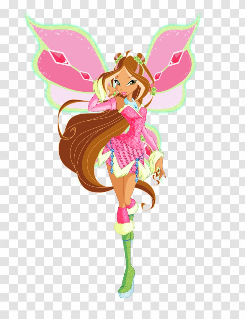 Flora Aisha Stella Tecna Drawing - Fairy Transparent PNG