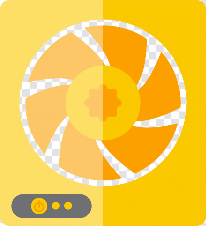 Turbofan Computer File - Yellow Transparent PNG