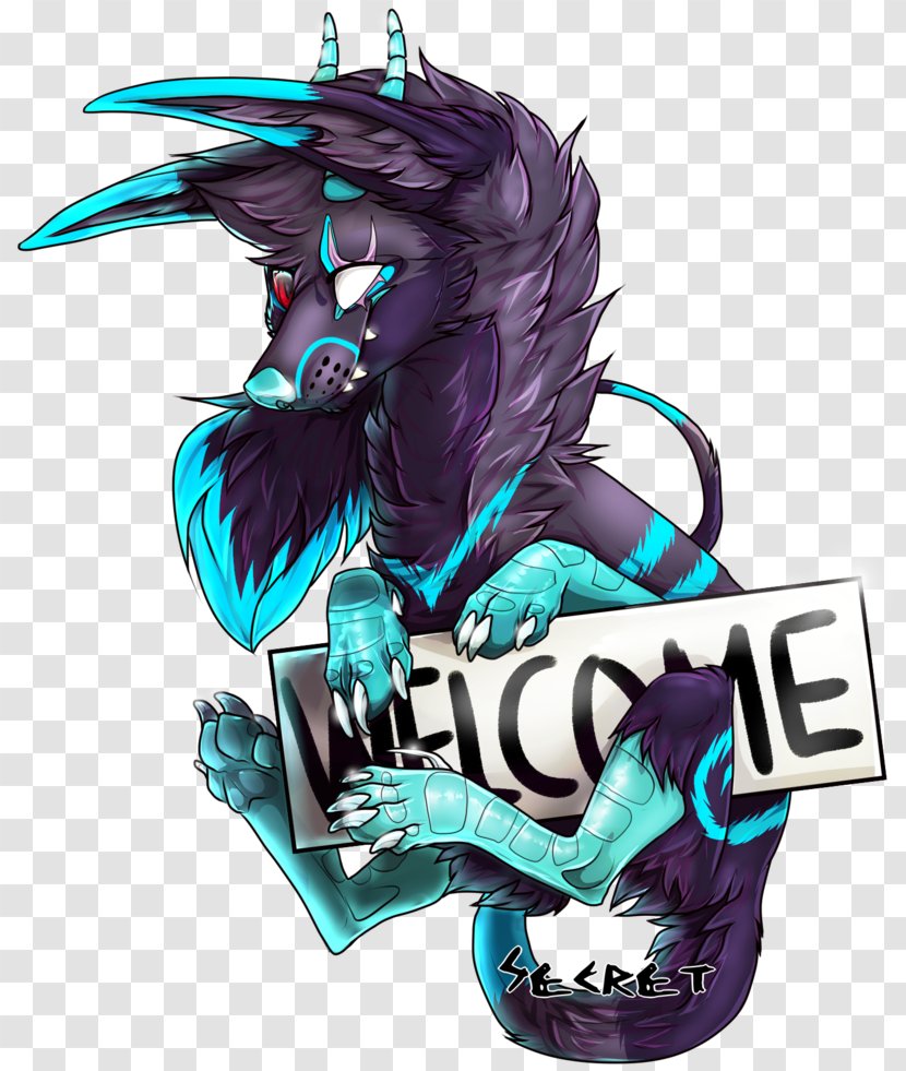 DeviantArt Artist - Dragon - Welcome Signboard Transparent PNG