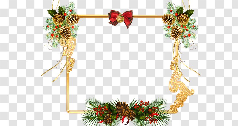 Christmas Ornament Picture Frames Clip Art - Decor Transparent PNG