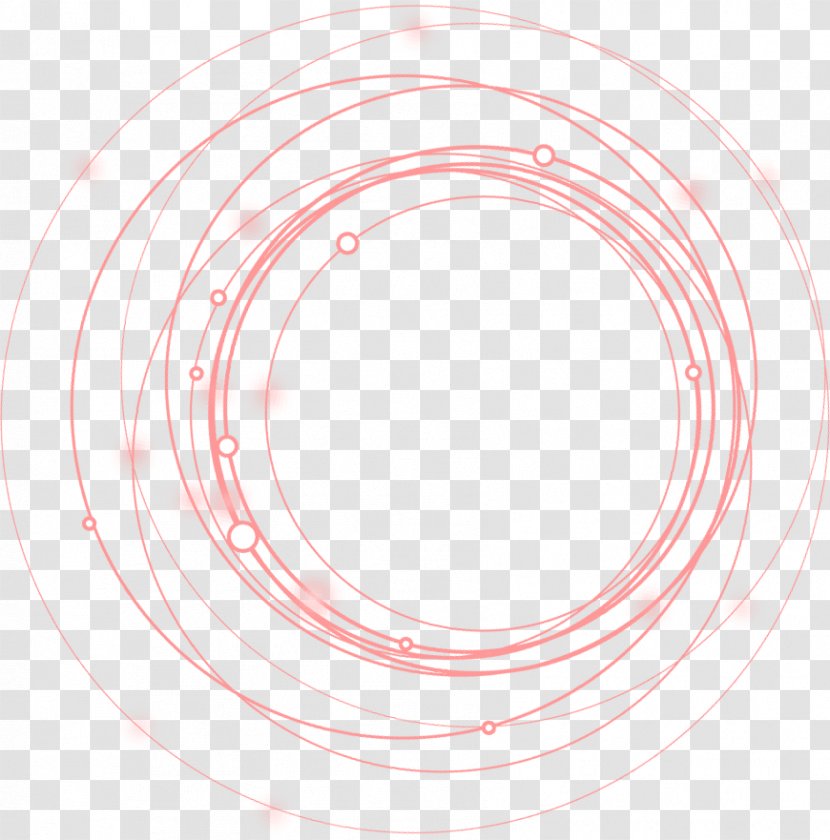 Circle Font - Point - Creative Hand-painted Synthetic Red Effect Transparent PNG