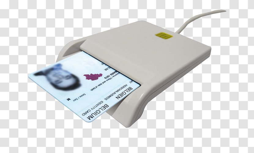 Electronic Identification Card Reader Smart Electronics Dutch Identity - Technology - Usb Transparent PNG
