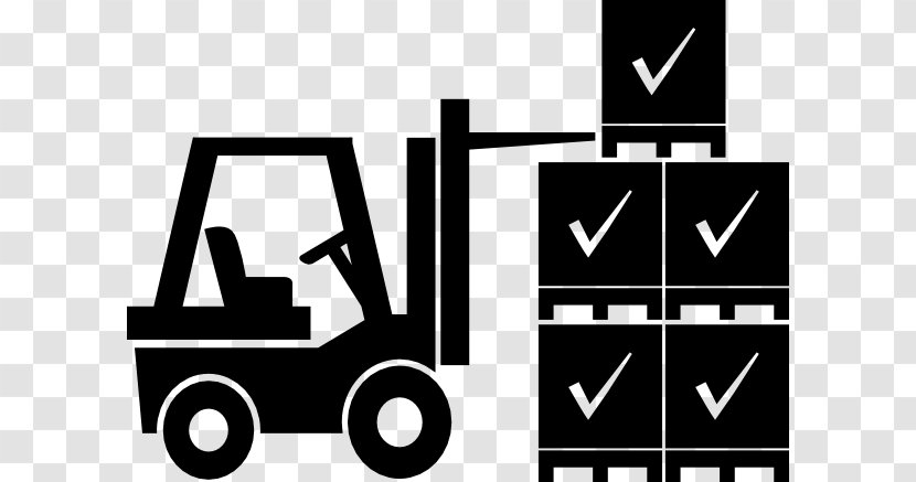 Forklift Logistics Transport Clip Art - Text - Truck Transparent PNG