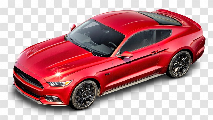 2016 Ford Mustang GT California Special Car - Automotive Exterior - Red Transparent PNG