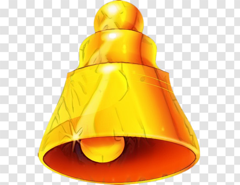 School Bell - Orange - Cone Transparent PNG