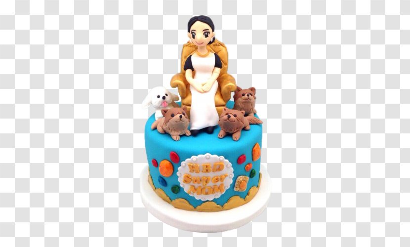Birthday Cake Cupcake Sugar Cream Decorating - Pet Lovers Transparent PNG