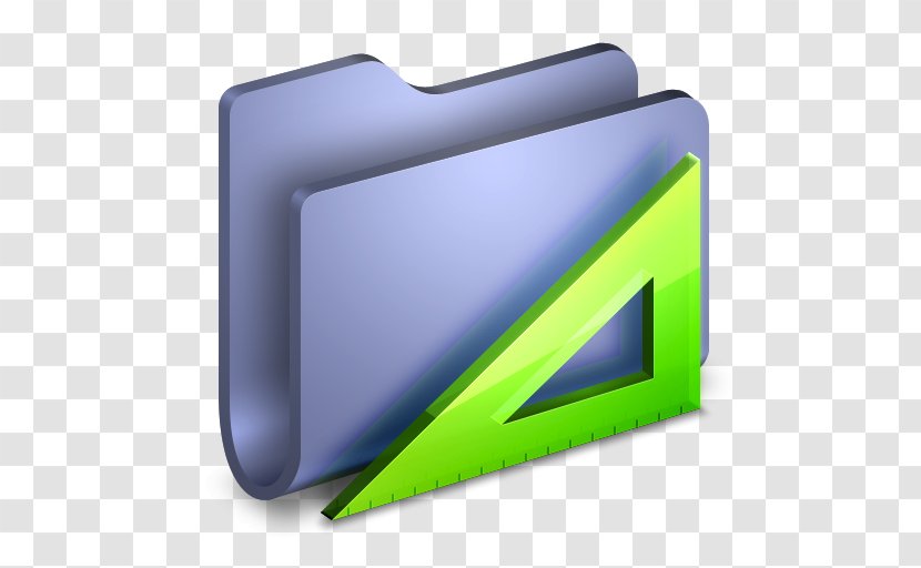 Computer Icon Angle Font - Directory - Applications Blue Folder Transparent PNG