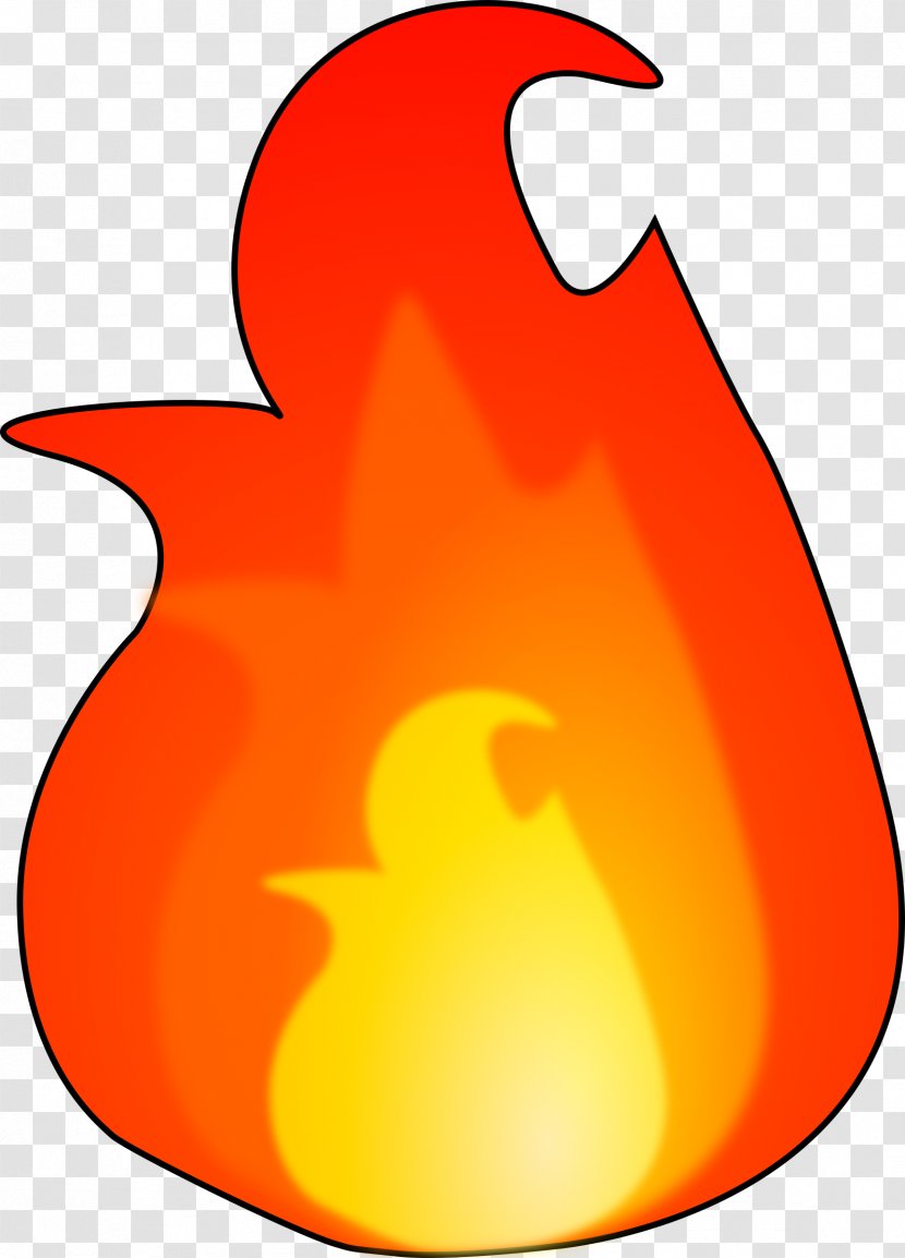 Flame Clip Art - Orange Transparent PNG