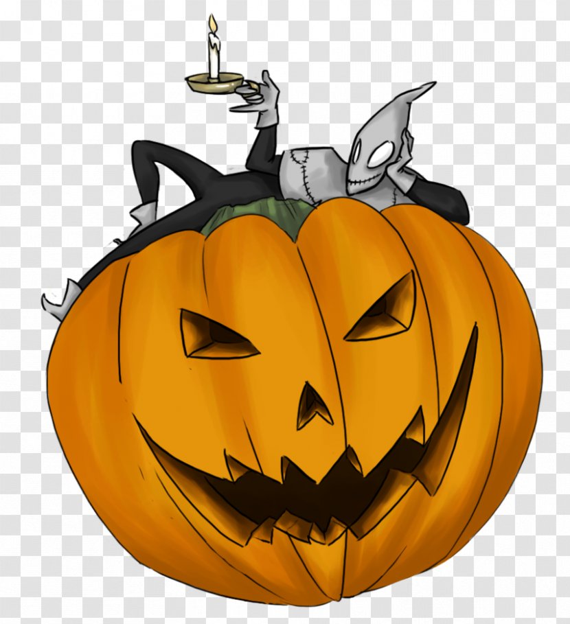 Cucurbita Pumpkin Jack-o'-lantern Calabaza Halloween - Deviantart - Happy Transparent PNG