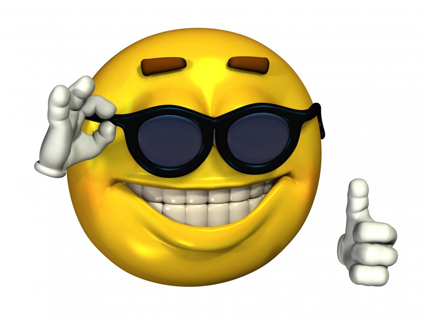 Smiley Emoticon Animation Clip Art - Smile - Thug Life Transparent PNG