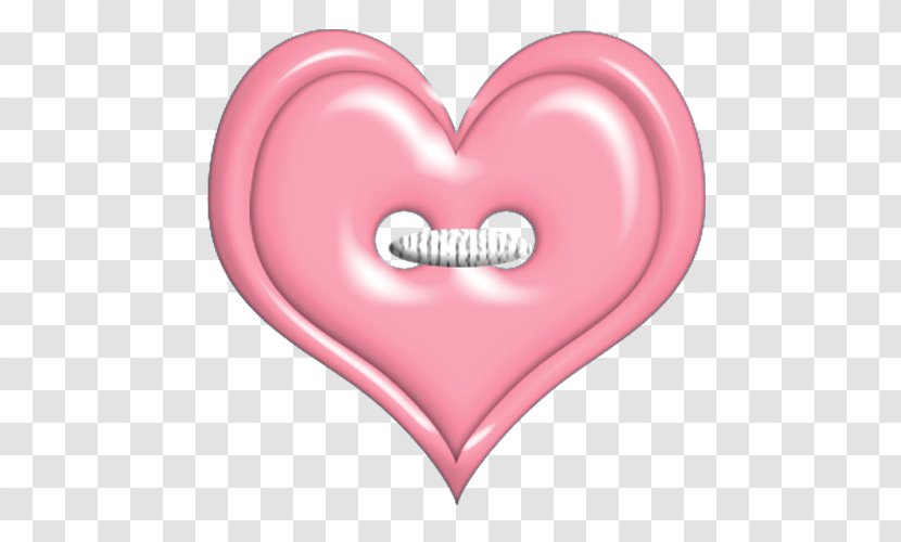 Button Clip Art - Flower - Heart-shaped Buttons Transparent PNG