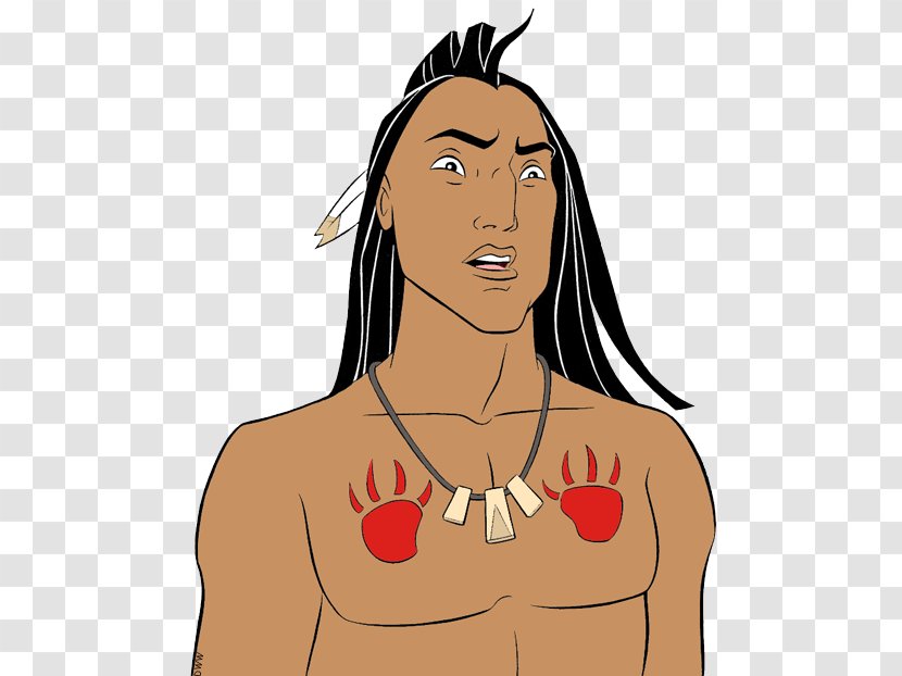 Pocahontas Powhatan Kocoum Nakoma - Cartoon Transparent PNG