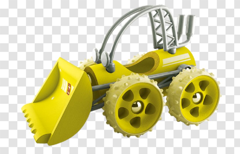 Car Wheel Bulldozer Vehicle Toy - Moulin Roty Transparent PNG