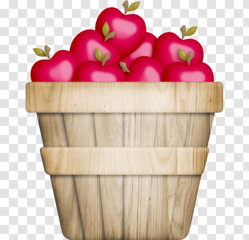 The Basket Of Apples Fruit Clip Art - Flowerpot - Apple Transparent PNG