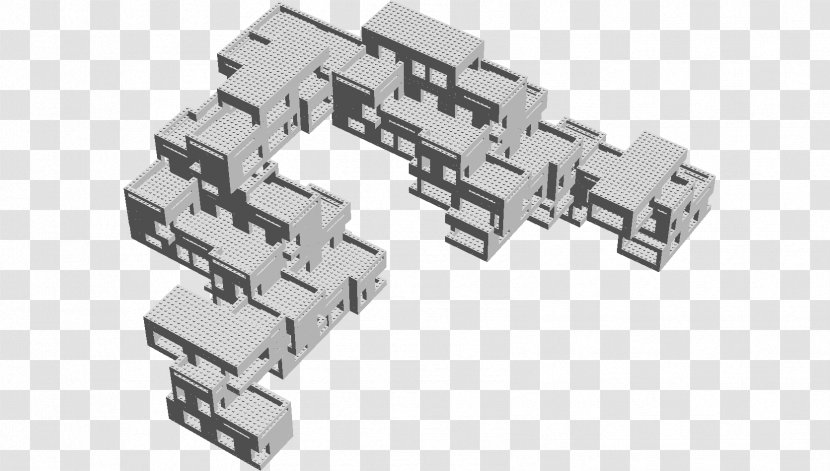 Lego Architecture Habitat 67 - Design Transparent PNG
