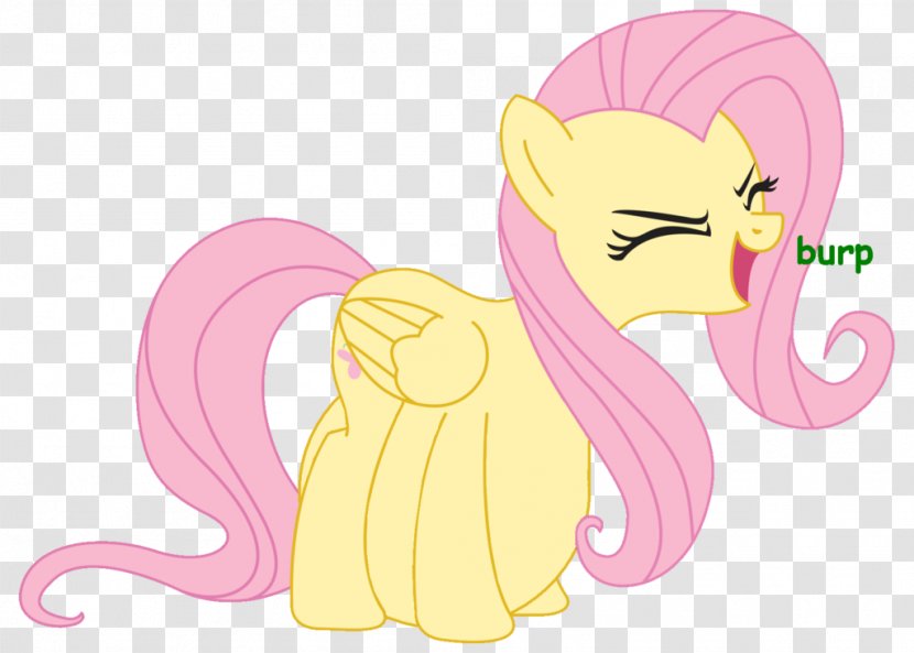 Fluttershy Twilight Sparkle Rainbow Dash Pony - Cartoon - Burp Transparent PNG