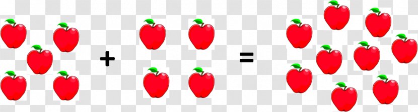 Addition Apple Number Subtraction Division - Manzana. Transparent PNG