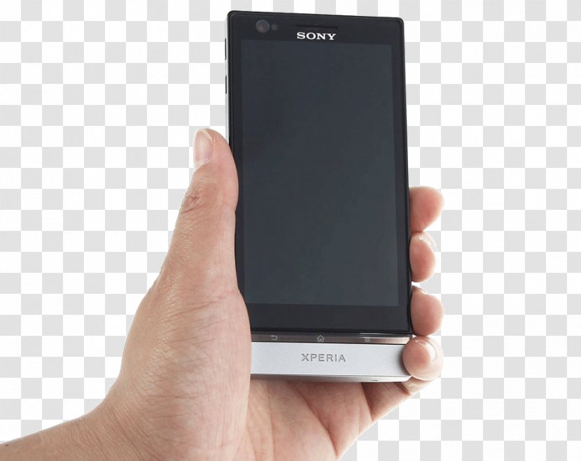 Smartphone Feature Phone Multimedia Mobile Device - Telephone - Sony Hand Transparent PNG