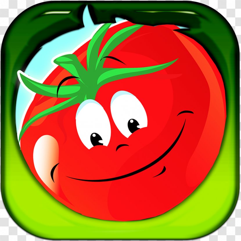 Tomato Smiley Apple Leaf Clip Art - Green - Sliced Transparent PNG