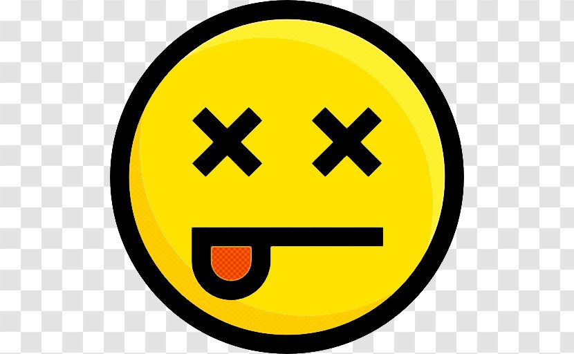 Emoticon Smile - Yellow - Sticker Sign Transparent PNG