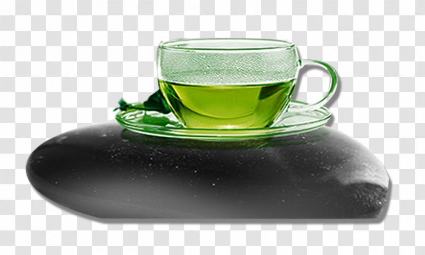 Green Tea Teacup - Glass - Tea,Glass Cup Transparent PNG