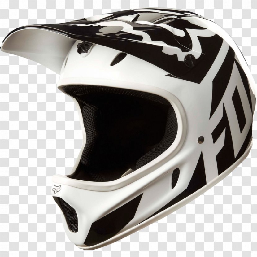 Fox Racing Motorcycle Helmets Downhill Mountain Biking Bicycle - Lacrosse Helmet Transparent PNG
