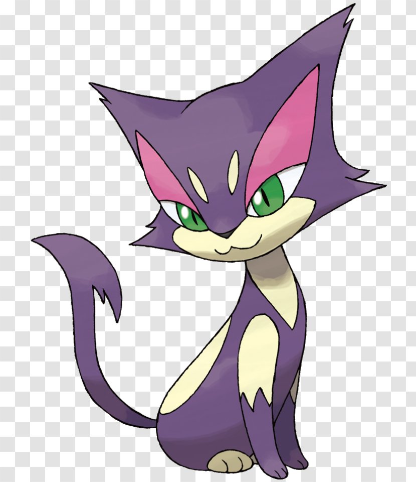 Pokémon Adventures Purrloin Liepard Pokemon Black & White - Cat Like Mammal - Yellow Transparent PNG